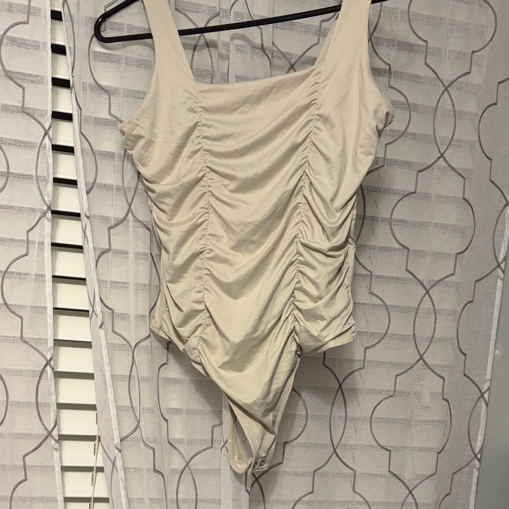 Abercrombie & Fitch Cream Bodysuit